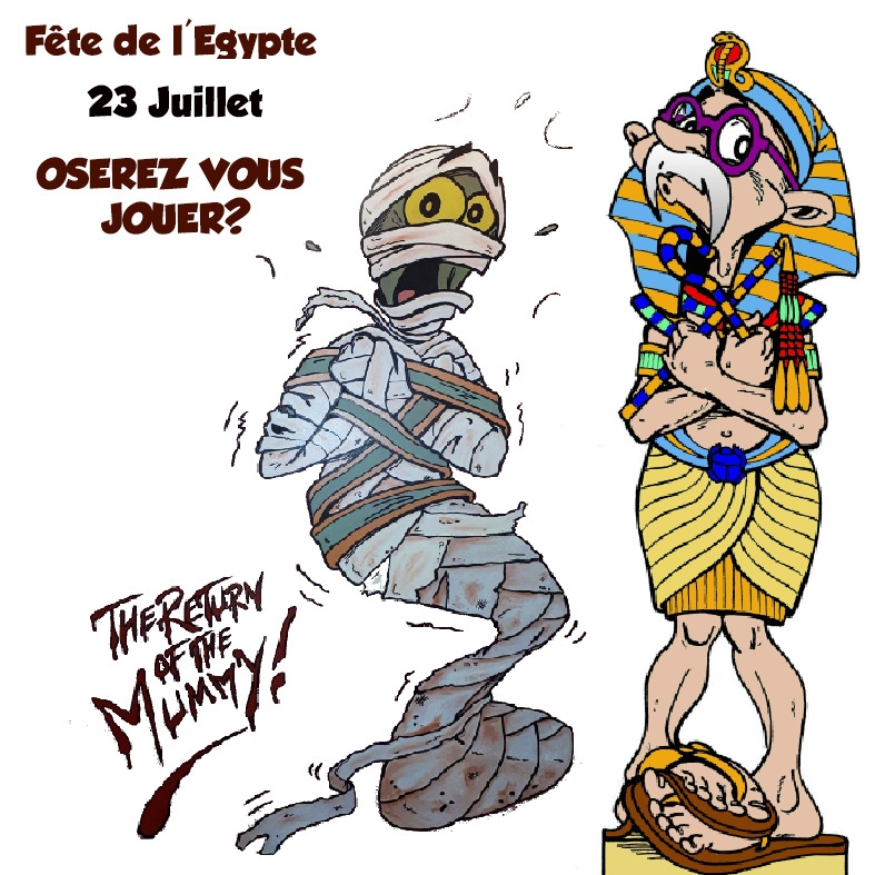 Enigme de la vallée des Rois à Enigmaparc le 23-07-2023