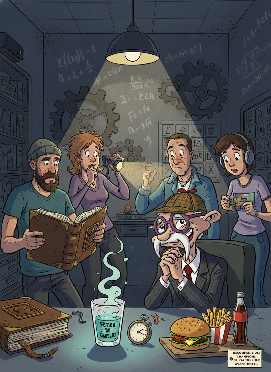 L'A.Nocturne d'Enigmaparc L'A.Nocturne d'Enigmaparc, 2h de défi et de suspense inédit